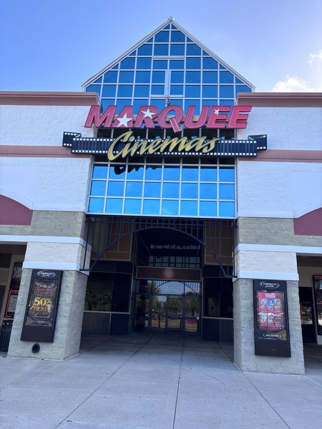 There were only 62 seats available in Cape Coral's Marquee Cinemas. One-Show-Only.